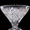 Frutero inglés vintage grande de cristal y vidrio tallado, 1950, Imagen 6