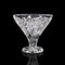 Große englische Vintage Obstschale aus Kristallglas & geschliffenem Glas, 1950 4