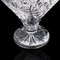 Frutero inglés vintage grande de cristal y vidrio tallado, 1950, Imagen 10