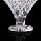 Frutero inglés vintage grande de cristal y vidrio tallado, 1950, Imagen 7