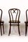 Wooden Bentwood Chairs, 1950s, Set of 4 13