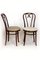 Wooden Bentwood Chairs, 1950s, Set of 4 16