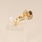 Vintage 18k Yellow Gold Natural Diamond & Sapphire Ring 4