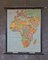 Carte Murale d'École States of Africa Vintage par Justus Perthes-Verlag, 1950s 1
