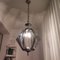 Large Mid-Century Portuguese Hanging Lamp in Chrome and Acrylic, 1960s 3