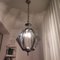Large Mid-Century Portuguese Hanging Lamp in Chrome and Acrylic, 1960s, Image 3