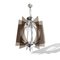 Mid-Century Portuguese Hanging Lamp in Chrome and Acrylic, 1960s 3
