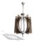 Mid-Century Portuguese Hanging Lamp in Chrome and Acrylic, 1960s 2