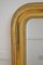 Espejo de pared francés Louis Philippe de madera dorada, Imagen 7