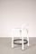 Italian White with Black Plastic Bar Stool by Anna Castelli Ferrieri for Kartell, 1970s 7