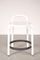 Italian White with Black Plastic Bar Stool by Anna Castelli Ferrieri for Kartell, 1970s 2