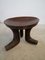 Tabouret Africain en Bois Dur 1