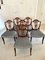 Antique Victorian Dining Chairs in Mahogany, Set of 6, Image 2
