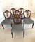 Antique Victorian Dining Chairs in Mahogany, Set of 6 1