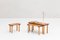 Panche o tavolini a incastro, Danimarca, anni '60, set di 3, Immagine 3