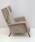 Mid-Century Italian Modern Velvet Winged Armchairs by Gio Ponti for Cassina, 1950s, Set of 2, Image 7