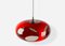 Vintage Colani Ufo Ceiling Lamp in Red Plastic from Massiv Belgium Lighting, 1970s 1