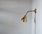 Danish Modern Brass Wall Lamp in the Style of Vilhelm Lauritzen, 1960s 3