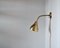 Danish Modern Brass Wall Lamp in the Style of Vilhelm Lauritzen, 1960s, Image 3