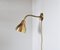 Danish Modern Brass Wall Lamp in the Style of Vilhelm Lauritzen, 1960s 2
