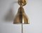 Dänische Moderne Messing Wandlampe im Stil von Vilhelm Lauritzen, 1960er 8