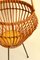 Mid-Century Italian Wicker Bamboo Cestino Basket or Plant Holder, 1960s 5