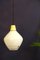 Italienische Mid-Century Gialla Deckenlampe aus Muranoglas, 1950er 5