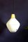 Italienische Mid-Century Gialla Deckenlampe aus Muranoglas, 1950er 1
