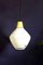 Mid-Century Italian Murano Glass Gialla Ceiling Lamp Pendant, 1950s, Image 1