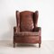 Italian Lounge Chair in Leather 7