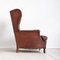 Italian Lounge Chair in Leather 11