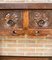 Early 20th Century Catalan Spanish Carved Walnut Wood Console Table, Image 5