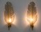 Mid-Century Modern Murano Glas Wandlampen mit Blattgold von Barovier & Toso, 2er Set 3