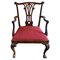 Antiker englischer Stuhl im Chippendale Stil 1