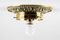 Viennese Art Deco Ceiling Lamp with Original Glass Shade, 1920s, Image 7