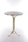 Hollywood Regency Side Table in Brass with Marble Top, 1970s 1