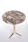 Hollywood Regency Side Table in Brass with Marble Top, 1970s, Image 3