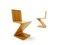 Vintage Zig Zag Stühle von Gerrit Rietveld, 2er Set 4