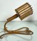 Mid-Century French Wall Lamp in Rattan by Louis Sognot 10