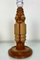 Mid-Century Italian Marquetry Table Lamp in Wood, Image 4