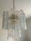 Murano Glass Hammer Listello Chandelier with Gold Metal Frame from Murano, Image 5