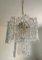 Murano Glass Hammer Listello Chandelier with Gold Metal Frame from Murano 6