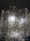 Murano Glas Hammer Listello Kronleuchter mit goldenem Metallrahmen von Murano 2