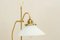 Wiener Art Deco Condor Lampe mit weißem Glasschirm, 1920er 3