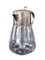 Plated Silver Glass Carafe with Ice Cube Insert 6