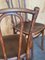 Viennese Chairs in Bug Wood with Embossed Seat from Thonet, 1900, Set of 2 16