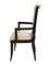 Französische Art Déco Hochlehner Stühle, 6 ohne, 2 mit Armlehnen, 1930er, 8er Set 15