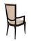 Französische Art Déco Hochlehner Stühle, 6 ohne, 2 mit Armlehnen, 1930er, 8er Set 4