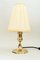 Art Deco Viennese Table Lamps with Fabric Shades, 1920s, Set of 2 9
