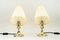 Art Deco Viennese Table Lamps with Fabric Shades, 1920s, Set of 2 7
